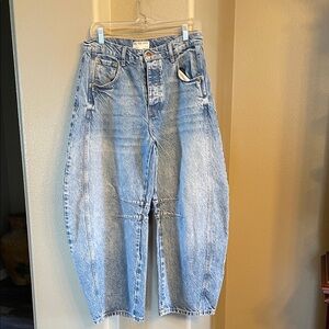 Free People Light Blue Boyfriend Jeans